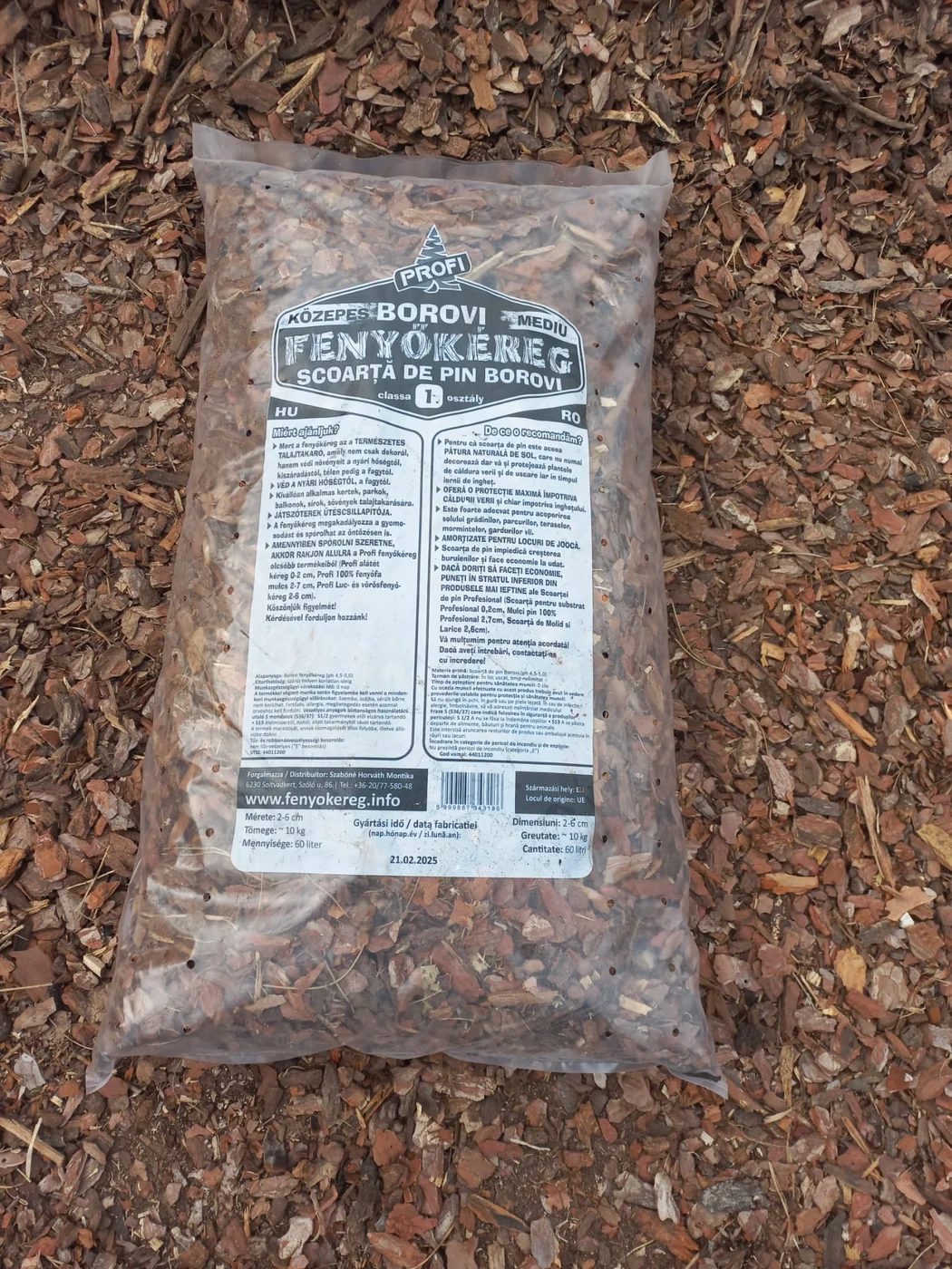 Medium Scots pine bark 2–7 cm
